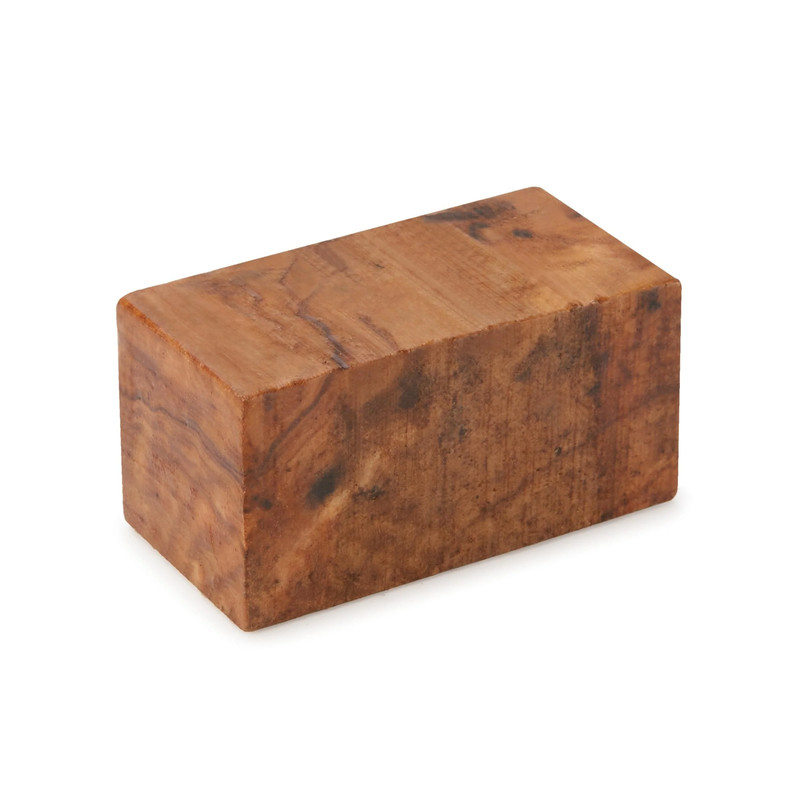 Olivewood Wood Turning Stock - Thickness:1-1/2" - Width:1-1/2" - Length:3"